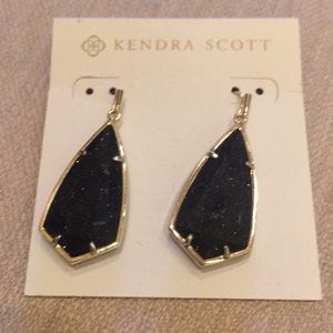 Kendra Scott Blue Goldstone Carla Earrings